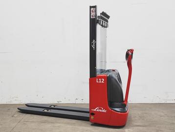 LINDE L12 ELEKTRO STAPELAAR - SMALLE VORKEN - 1547 mm beschikbaar voor biedingen