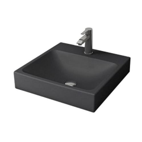 Wastafel BWS Bocchi Scala Arch 48,5x48cm Mat Antraciet Met, Doe-het-zelf en Verbouw, Sanitair, Overige typen, Nieuw, Ophalen of Verzenden