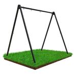 Schommel-hangmatstandaard 3-in-1 - grafiet - 260x195x230c..., Ophalen of Verzenden, Nieuw