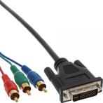 DVI-I Dual Link - Tulp component video kabel - 10, Audio, Tv en Foto, Nieuw, Ophalen of Verzenden
