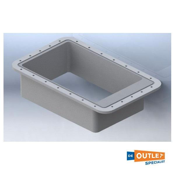 Bieden: Quick polyester boegschroef inbouw frame, Watersport en Boten, Overige Watersport en Boten, Nieuw, Ophalen of Verzenden