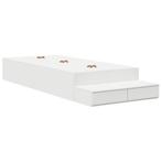 vidaXL Opbergbed Wit 80x200 cm, Huis en Inrichting, Slaapkamer | Bedden, Eenpersoons, Verzenden, Wit, Nieuw