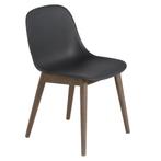 30% Korting | Muuto Fiber Stoel, Verzenden, Zwart, Scandinavisch, Zo goed als nieuw