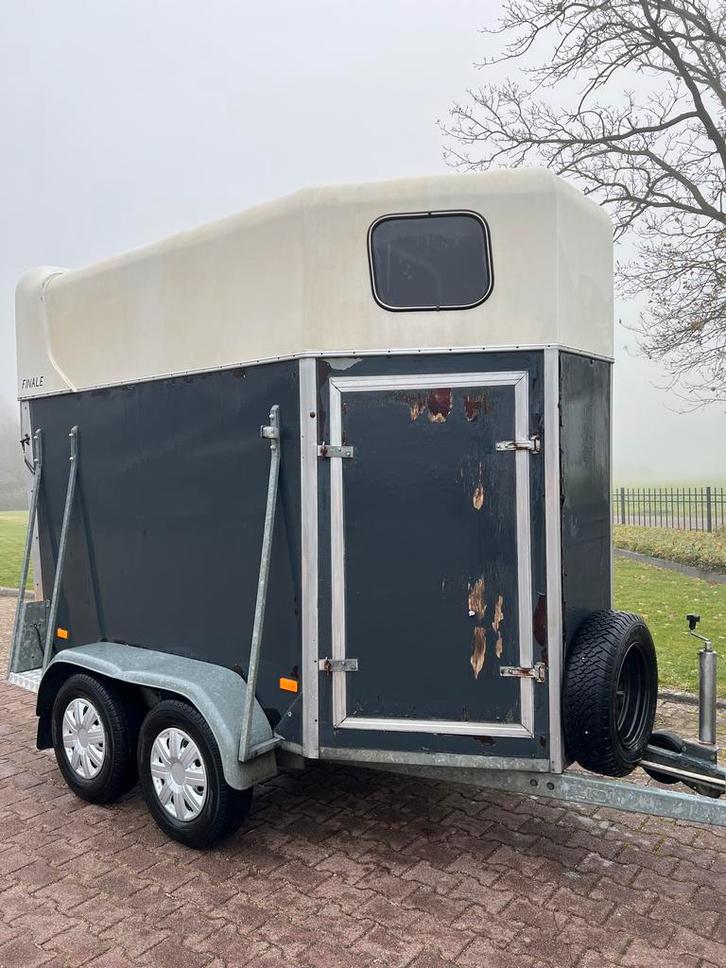 Mooie 1,5 paards Paardentrailer / Veetrailer / aanhanger!, Dieren en Toebehoren, Paarden en Pony's | Trailers en Aanhangwagens
