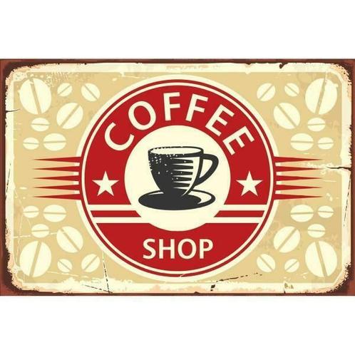 Wandbord - Coffee Shop Coffee House Koffie Bar & vele andere, Huis en Inrichting, Woonaccessoires | Wanddecoraties, Nieuw