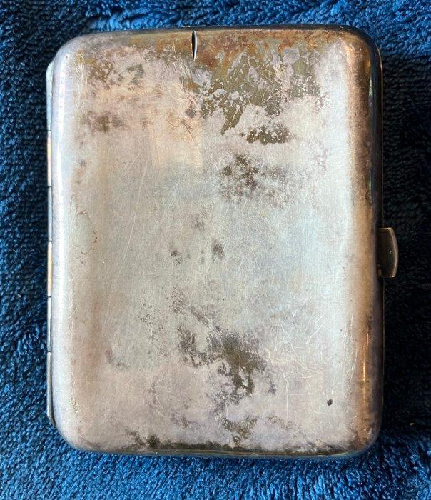 Sigarettendoos - Zilver - Silver Indian sigaret, Verzamelen, Rookartikelen, Aanstekers en Luciferdoosjes