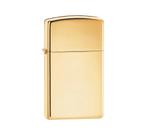 Zippo brass high polished (slim), Verzamelen, Rookartikelen, Aanstekers en Luciferdoosjes, Verzenden, Nieuw, Aansteker