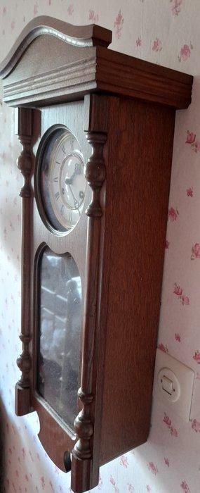 Regulateur wandklok - Art Deco Hout, glas. - 1960-1970, Antiek en Kunst, Antiek | Klokken
