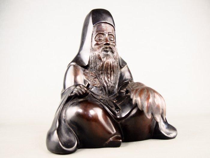 Brons - Youzan  - Beeld van Jurojin , een van de Zeven, Antiek en Kunst, Antiek | Overige Antiek