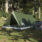 vidaXL Tent 2-persoons waterdicht olijfgroen, Caravans en Kamperen, Verzenden, Nieuw, Tot en met 2