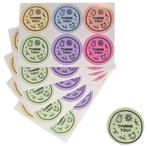 Fako Bijoux® - Thank You Stickers Op Vel - 40mm - Thank You, Verzenden, Nieuw