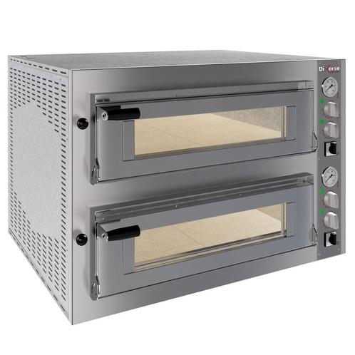 Elektrische oven 2x 4 pizza's diam.350mm, 2 kamers, Zakelijke goederen, Horeca | Keukenapparatuur, Verzenden