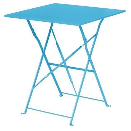 Tafel - Turquoise - Bistro - Vierkant - GK985, Zakelijke goederen, Horeca | Overige, Verzenden