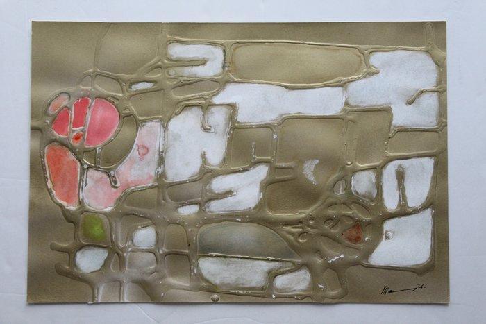 Edgardo Mannucci (1904-1986) - Senza titolo, Antiek en Kunst, Kunst | Schilderijen | Modern