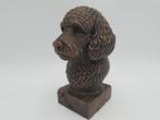 Bust of a labradoodle bust dog statue - handpainted home dec, Verzenden, Nieuw