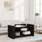 vidaXL Salontafel 100x50x50 cm bewerkt hout zwart, Huis en Inrichting, Tafels | Salontafels, Verzenden, Nieuw, Overige houtsoorten