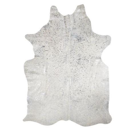 vloerkleed koe gekleurd zilver 250cm, Huis en Inrichting, Woonaccessoires | Overige, Verzenden