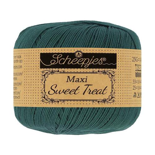 Scheepjes Maxi Sweet Treat - 244 spruce - Gemerceriseerd K, Hobby en Vrije tijd, Breien en Haken, Ophalen of Verzenden