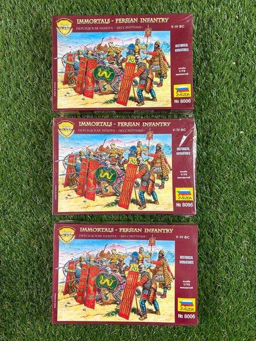 Zvezda - Militaire miniatuur beeldjes - 3x Immortals, Kinderen en Baby's, Speelgoed | Overig