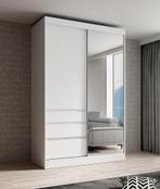 Kledingkast wit 140x65x216 Garderobekast, Huis en Inrichting, Kasten | Vitrinekasten, 100 tot 150 cm, Nieuw, Modern, 50 tot 75 cm