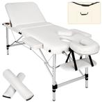3 zones massagetafel-set met 5cm matras, rolkussens en alumi, Sport en Fitness, Massageproducten, Verzenden, Nieuw