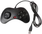 Sega Saturn style controller zwart USB, Spelcomputers en Games, Games | Pc, Nieuw, Verzenden