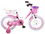 Volare Rose Kinderfiets - Meisjes - 16 inch - Roze/Wit - 95%, Fietsen en Brommers, Fietsen | Kinderfietsjes, Ophalen of Verzenden