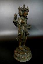 Lokeshvara Amoghapasha - Brons, Koper - Nepal, Antiek en Kunst