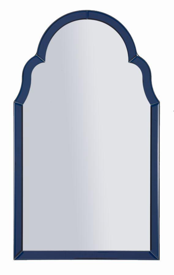 TANGER BLAUWE WANDSPIEGEL CM 47X1X80 ( BINNENSPIEGEL, Huis en Inrichting, Woonaccessoires | Spiegels, Ophalen of Verzenden