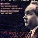 cd - Bach - J.S. Bach: Three Sonatas For Violin Solo, Verzenden, Zo goed als nieuw