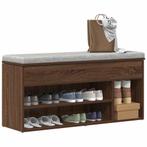 vidaXL Schoenenbank 102x30,5x45 cm bewerkt hout sonoma, Huis en Inrichting, Verzenden, Nieuw