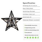 2dekans | Verlichte Kerstster - Kerstkrans - Deurkrans -, Diversen, Kerst, Ophalen of Verzenden, Zo goed als nieuw