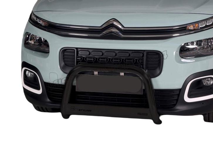 Bullbar zwart Citroën Berlingo (2018-), Auto diversen, Tuning en Styling, Verzenden