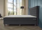 ACTIE! Boxspring Sevilla 180 200 Antraciet, Huis en Inrichting, Verzenden, 180 cm, 200 cm, Nieuw