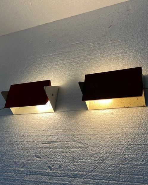 Anvia Almelo - J.J.M. Hoogervorst - Wandlamp (2) - Metaal -, Antiek en Kunst, Antiek | Lampen