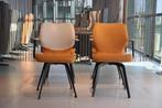 4x Gealux Smiley eetkamerstoel draai in combi stof/leer, Modern design, Nieuw, Ophalen of Verzenden, Vier