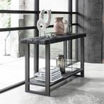 *WOONWINKEL* DTP Home Timeless Black Beam Robuuste Sidetable, Nieuw, Verzenden