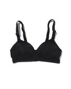 HEMA Voorgevormde prothese bh zonder beugel zwart, Kleding | Dames, Verzenden, Zwart