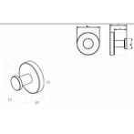 Toilet Accessoires Set Wiesbaden Alonzo Mat Zwart, Doe-het-zelf en Verbouw, Sanitair, Ophalen of Verzenden, Nieuw