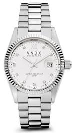 VNDX Dare Devil M Silver White MS43006-02 dameshorloge, Sieraden, Tassen en Uiterlijk, Horloges | Dames, Overige merken, Staal