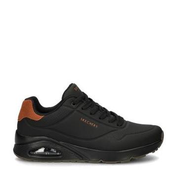 Skechers Uno lage sneakers voor heren in het Zwart beschikbaar voor biedingen