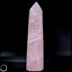 Natuurlijke rozenkwarts Obelisk, Brazilië- 1073.13 g