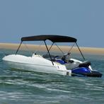 vidaXL Biminitop 2 bogen 180x130x110 cm zwart, Watersport en Boten, Verzenden, Nieuw