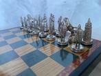 Schaakspel - Vintage kruisvaarders met de Tempeliers,