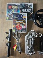 Nintendo - Wii - Nintendo Wii Black + Controllers + Games -, Spelcomputers en Games, Nieuw