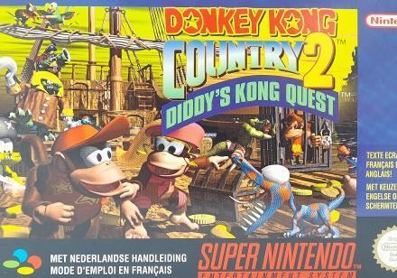 Donkey Kong Country 2: Diddys Kong Quest Als N., Spelcomputers en Games, Games | Nintendo Super NES, Zo goed als nieuw, Ophalen of Verzenden