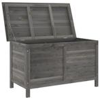 Tuinbox 99x49,5x58,5 cm massief vurenhout antracietkleurig, Verzenden, Nieuw