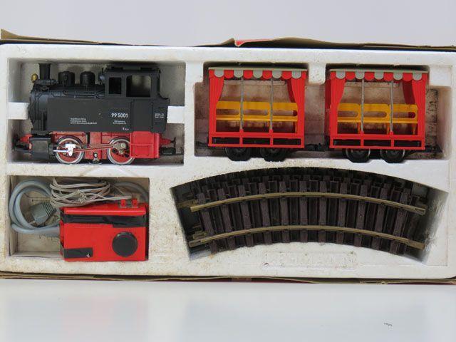 LGB 20701 T Zugpackung mit regel-Trafo 14V (Startsets), Hobby en Vrije tijd, Modeltreinen | Overige schalen, Overige typen, Gebruikt