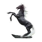Steigerend paard - polystone beeld - 90 cm - zwart/wit, Tuin en Terras, Ophalen of Verzenden, Nieuw