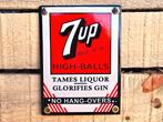 7up high-balls emaille bord, Verzenden, Nieuw
